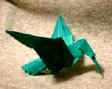 Origami Hummingbird by John Montroll on giladorigami.com