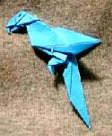 Origami Parrot by John Montroll on giladorigami.com