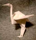 Origami Stork by John Montroll on giladorigami.com