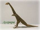 Origami Struthiomimus by John Montroll on giladorigami.com