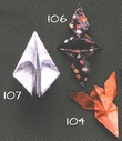 Origami Diamond spires ornament by Anita F. Barbour on giladorigami.com
