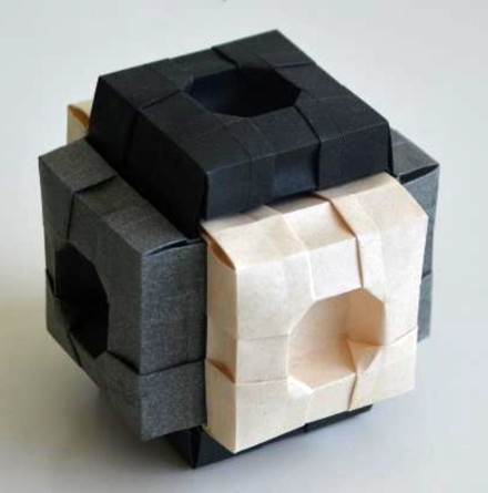 Origami Modular cube by Eli Bogo Barel on giladorigami.com
