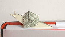 Origami Snail by Viviane Berty on giladorigami.com