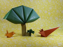 Origami Tree by Viviane Berty on giladorigami.com