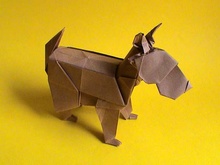Origami Dog by Mark Bolitho on giladorigami.com