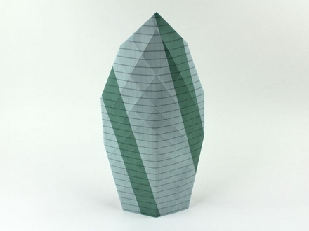 Origami The Gherkin by Mark Bolitho on giladorigami.com