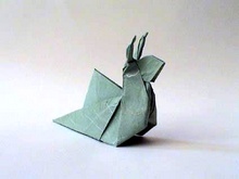 Origami Snail by Mark Bolitho on giladorigami.com