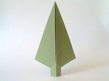 Origami Pine tree by Mark Bolitho on giladorigami.com