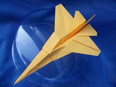 Origami F-16 by Tem Boun on giladorigami.com