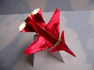 Origami Sukhoi-27 by Tem Boun on giladorigami.com