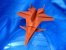 Origami Sukhoi-37 by Tem Boun on giladorigami.com