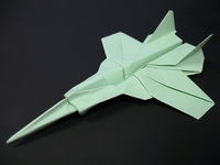 Origami F-18 by Tem Boun on giladorigami.com