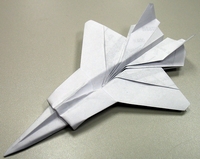 Origami F-22 by Tem Boun on giladorigami.com