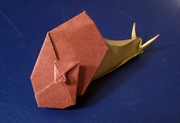 Origami Snail by Peter Engel on giladorigami.com