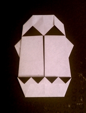 Origami Monster mask by Kyle Ikuma on giladorigami.com