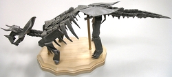 Origami Triceratops skeleton by Issei Yoshino on giladorigami.com
