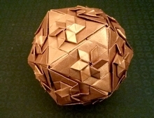 Origami Star icosahedron by Evan Zodl on giladorigami.com