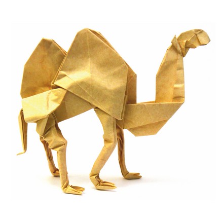 Origami Camel with toes by Peter Buchan-Symons on giladorigami.com