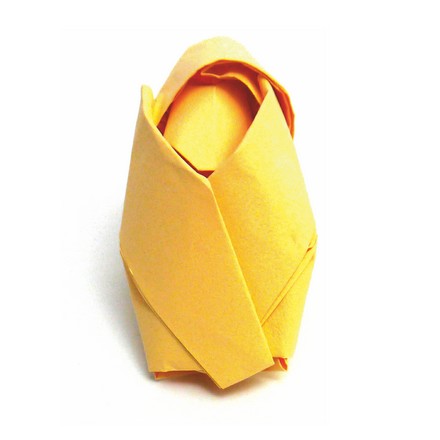 Origami Christ child by Peter Buchan-Symons on giladorigami.com