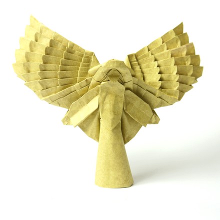 Origami Feathered angel by Peter Buchan-Symons on giladorigami.com