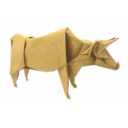 Origami Ox by Peter Buchan-Symons on giladorigami.com