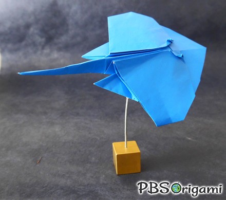 Origami Stingray by Peter Buchan-Symons on giladorigami.com