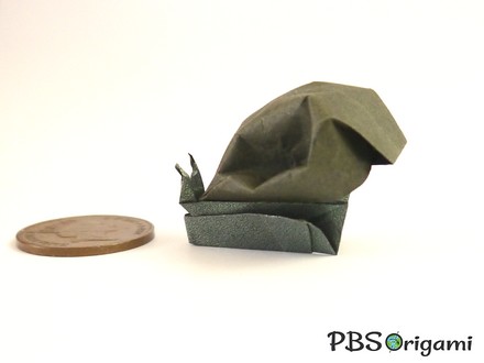 Origami Snail by Peter Buchan-Symons on giladorigami.com