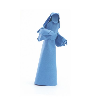 Origami Standing Mary by Peter Buchan-Symons on giladorigami.com
