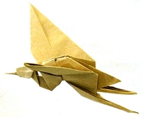 Origami Crane - flapping by Robert J. Lang on giladorigami.com