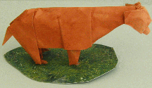 Origami Bear by John Montroll on giladorigami.com