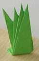 Origami Grass by John Montroll on giladorigami.com