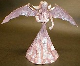 Origami Lady with wings by Mario Adrados Netto on giladorigami.com