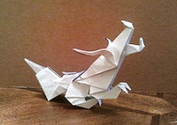 Origami Dragon - Eastern by Satoshi Kamiya on giladorigami.com