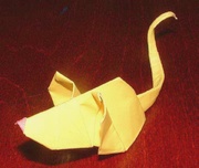 Origami Mouse by Rikki Donachie on giladorigami.com