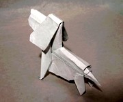 Origami Nika the dog by Andrey Ermakov on giladorigami.com