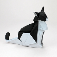 Origami Cat by Fabiana Sanapanya on giladorigami.com