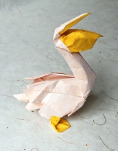 Origami Pelican by Joshua Goutam on giladorigami.com