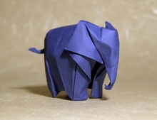 Origami Elephant by Li Jun on giladorigami.com