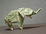 Origami Elephant by John Montroll on giladorigami.com
