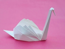 Origami Swan by Ted Norminton on giladorigami.com