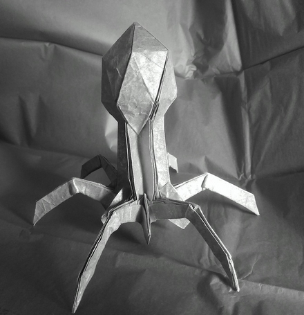 Origami Bacteriophage by Joseph Fleming on giladorigami.com