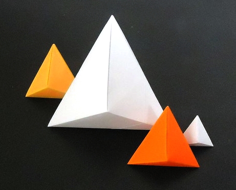 Origami Trigonal bipyramid by Joseph Fleming on giladorigami.com