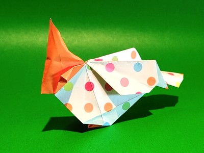Origami Cockatiel by Soren Grinsfelder on giladorigami.com