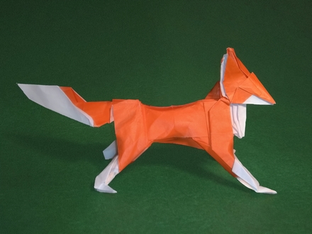 Origami Fox by Ouchi Koji on giladorigami.com