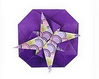 Origami Spike star purse by Jeff Beynon on giladorigami.com