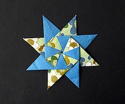 Origami Eight-pointed star 1 by Francisco Javier Caboblanco on giladorigami.com