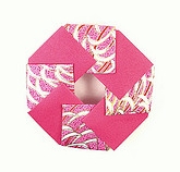 Origami Squares within octagon by Francisco Javier Caboblanco on giladorigami.com