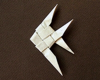 Origami Coconut frond fish by Jodi Fukumoto on giladorigami.com