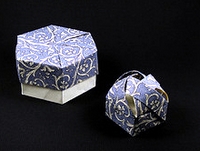 Origami Hexagon Box C by Tomoko Fuse on giladorigami.com