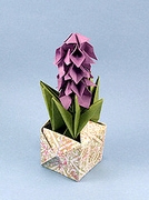 Origami Hyacinth by Kumasaka Hiroshi on giladorigami.com
